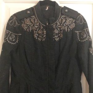 Free people embroidered jacket